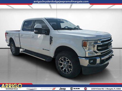 Star White Metallic Tri-Coat 2020 Ford F-250 Lariat