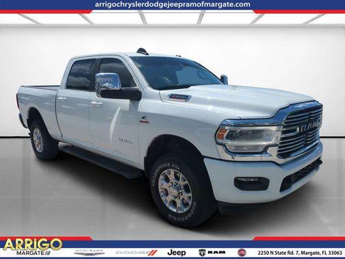 Bright White Clearcoat 2024 RAM 2500 Laramie Crew Cab 4x4 6'4' Box