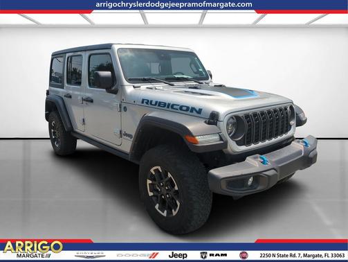 Silver Zynith Clearcoat 2024 Jeep Wrangler 4xe Rubicon