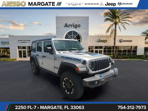 Silver Zynith Clearcoat 2024 Jeep Wrangler 4xe Rubicon