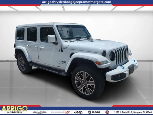 Bright White Clearcoat 2023 Jeep Wrangler 4xe Sahara High Altitude