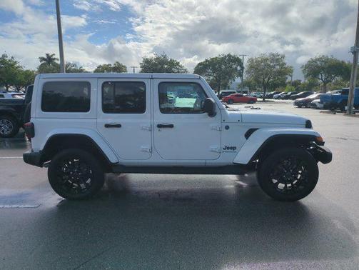 Bright White Clearcoat 2025 Jeep Wrangler 4xe Sahara