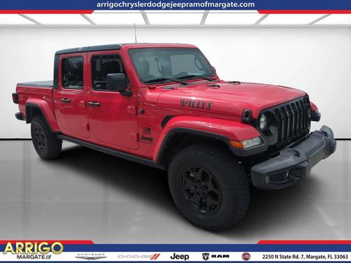 Firecracker Red Clearcoat 2022 Jeep Gladiator Willys 4x4