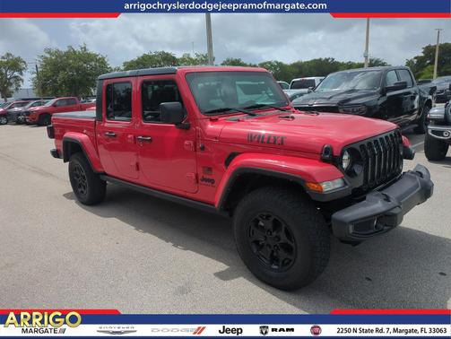 Firecracker Red Clearcoat 2022 Jeep Gladiator Willys 4x4