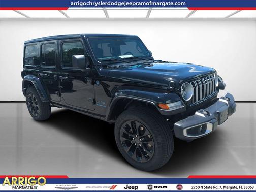 Black Clearcoat 2025 Jeep Wrangler 4xe Sahara
