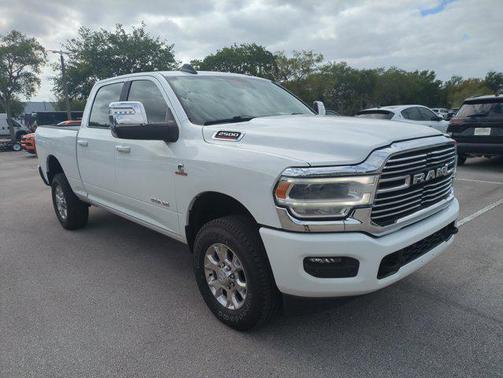 Bright White Clearcoat 2024 RAM 2500 Laramie Crew Cab 4x4 6'4' Box