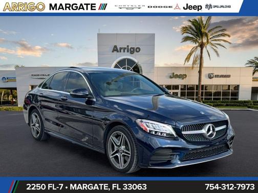 Blue 2020 Mercedes-Benz C-Class C 300 4MATIC