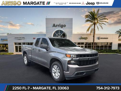 Satin Steel Metallic 2021 Chevrolet Silverado 1500 Custom