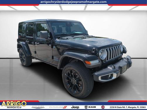 Black Clearcoat 2025 Jeep Wrangler 4xe Sahara