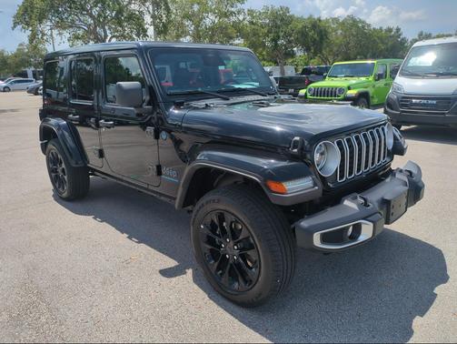 Black Clearcoat 2025 Jeep Wrangler 4xe Sahara