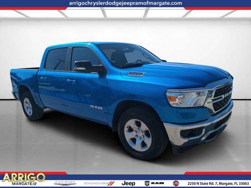 Hydro Blue Pearlcoat 2022 RAM 1500 Big Horn/Lone Star