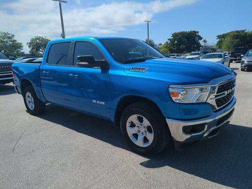 Hydro Blue Pearlcoat 2022 RAM 1500 Big Horn/Lone Star