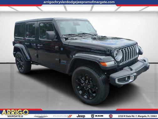 Black Clearcoat 2025 Jeep Wrangler 4xe Sahara
