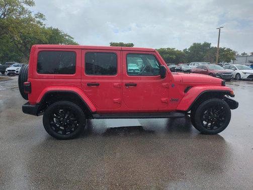 Firecracker Red Clearcoat 2025 Jeep Wrangler 4xe Sahara