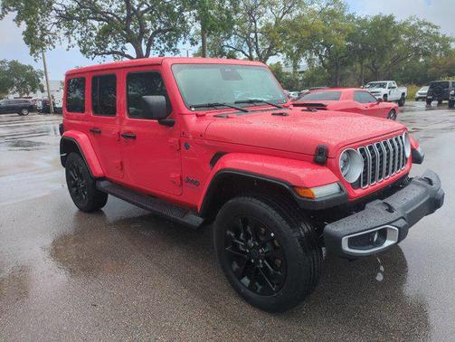 Firecracker Red Clearcoat 2025 Jeep Wrangler 4xe Sahara