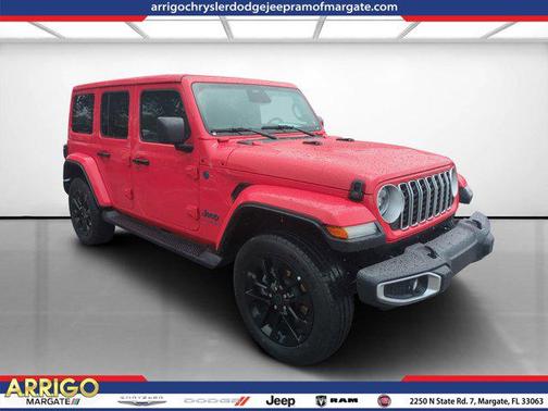 Firecracker Red Clearcoat 2025 Jeep Wrangler 4xe Sahara
