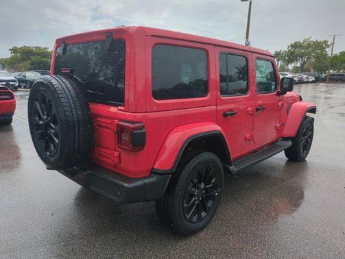 Firecracker Red Clearcoat 2025 Jeep Wrangler 4xe Sahara