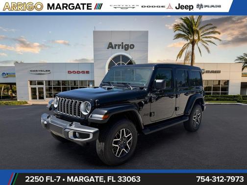Black Clearcoat 2026 Jeep Wrangler 4-Door Sahara 4x4