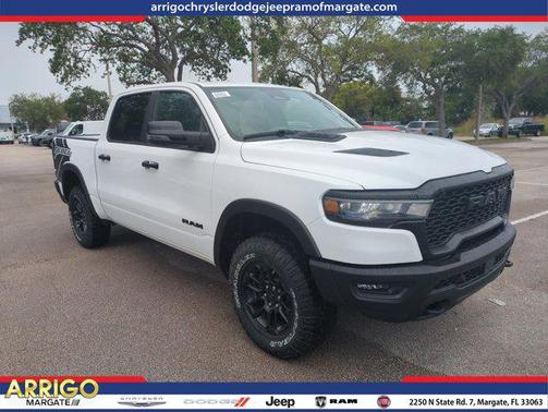Bright White Clearcoat 2026 RAM 1500 Rebel