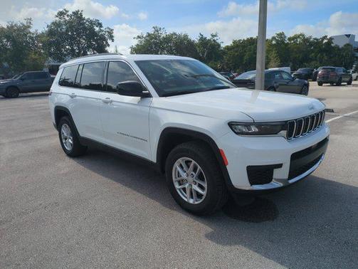 Bright White Clearcoat 2025 Jeep Grand Cherokee L Laredo