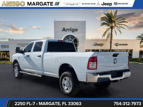 Bright White Clearcoat 2024 RAM 2500 Tradesman Crew Cab 4x4 8' Box