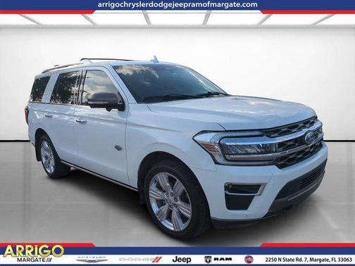 Star White Metallic Tri-Coat 2022 Ford Expedition King Ranch