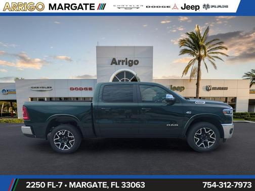 Serrano Green Metallic 2026 RAM 1500 Laramie