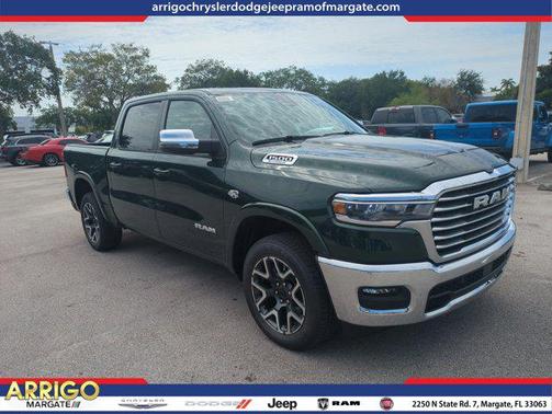 Serrano Green Metallic 2026 RAM 1500 Laramie
