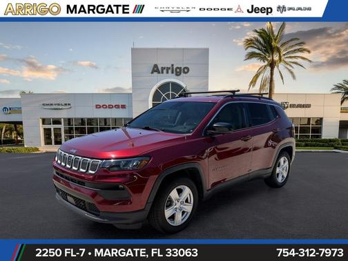 Velvet Red Pearlcoat 2022 Jeep Compass Latitude