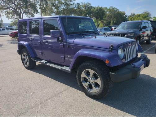 Xtreme Purple Pearlcoat 2017 Jeep Wrangler Unlimited Sahara
