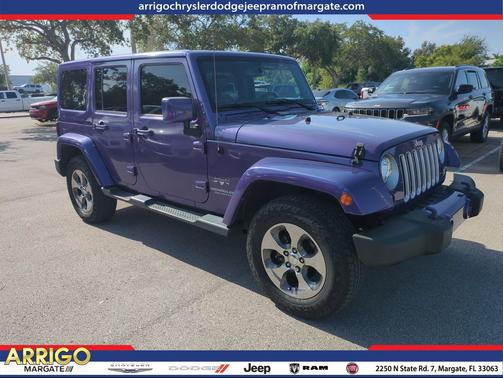 Xtreme Purple Pearlcoat 2017 Jeep Wrangler Unlimited Sahara