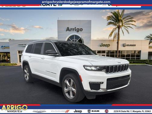 Bright White Clearcoat 2021 Jeep Grand Cherokee L Limited