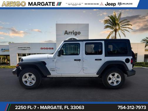 Bright White Clearcoat 2021 Jeep Wrangler Unlimited Sport