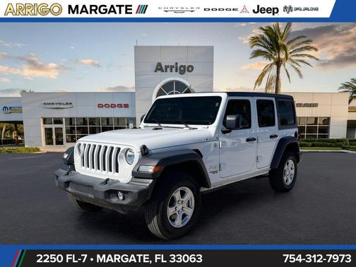 Bright White Clearcoat 2021 Jeep Wrangler Unlimited Sport