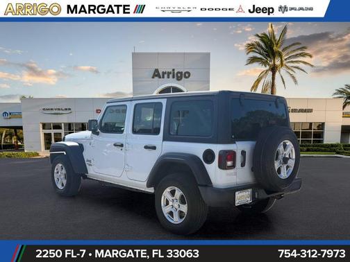 Bright White Clearcoat 2021 Jeep Wrangler Unlimited Sport