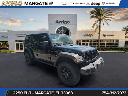 Black Clearcoat 2025 Jeep Wrangler 4xe Willys
