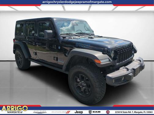 Black Clearcoat 2025 Jeep Wrangler 4xe Willys