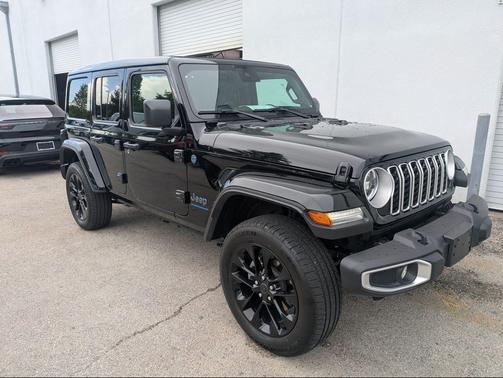 Black Clearcoat 2025 Jeep Wrangler 4xe Sahara