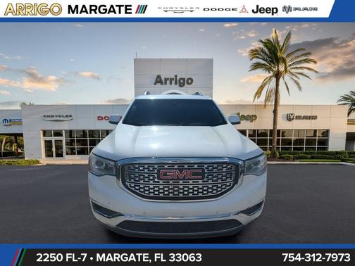 White Frost Tricoat 2017 GMC Acadia Denali