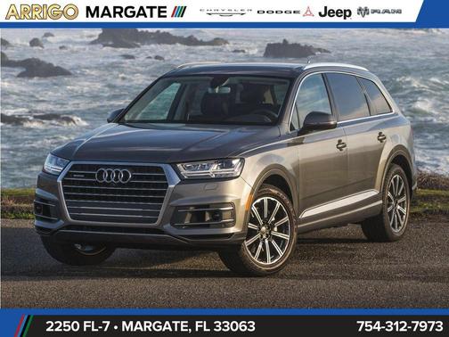 Black 2018 Audi Q7 3.0T Prestige