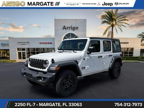 Bright White Clearcoat 2026 Jeep Wrangler Sport