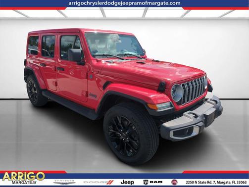 Firecracker Red Clearcoat 2025 Jeep Wrangler 4xe Sahara
