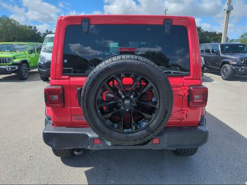 Firecracker Red Clearcoat 2025 Jeep Wrangler 4xe Sahara