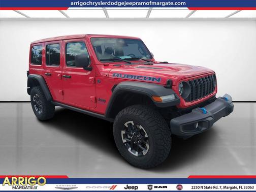 Firecracker Red Clearcoat 2025 Jeep Wrangler 4xe Rubicon