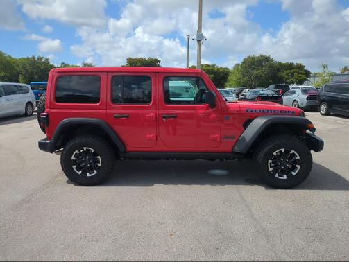 Firecracker Red Clearcoat 2025 Jeep Wrangler 4xe Rubicon