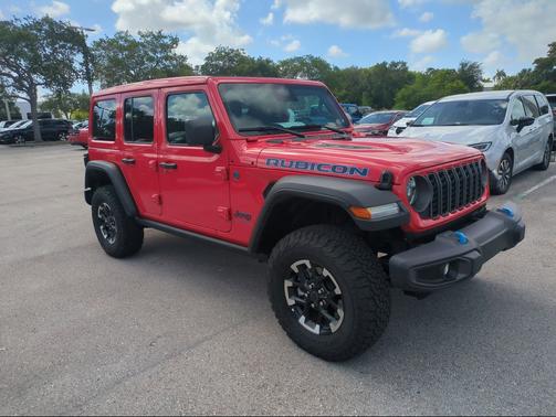 Firecracker Red Clearcoat 2025 Jeep Wrangler 4xe Rubicon