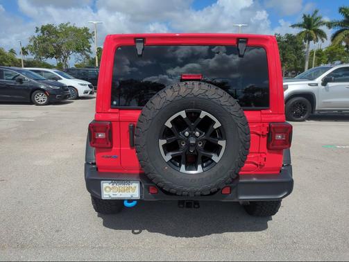 Firecracker Red Clearcoat 2025 Jeep Wrangler 4xe Rubicon