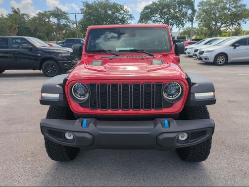 Firecracker Red Clearcoat 2025 Jeep Wrangler 4xe Rubicon