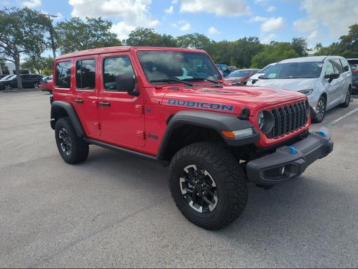 Firecracker Red Clearcoat 2025 Jeep Wrangler 4xe Rubicon