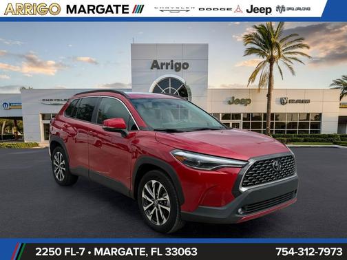 Barcelona Red Metallic 2023 Toyota Corolla Cross XLE